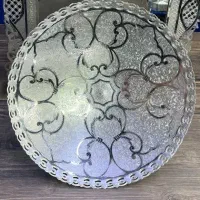 بشقاب طرح نقره