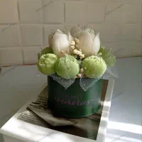 دسته گل شمع