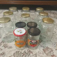 ظرف شیشهای ترشی و رب