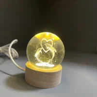 گوی کریستالی سایز ۵|چراغ خواب و آباژور|اردبیل, |دیوار