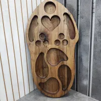 میز مزه خوری چوب گردو