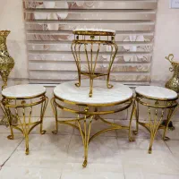 میزجلومبلی نهارخوری فلزی بارنگ فورتیک