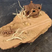 دیوراما وسترن رومیزی، دکوری، ماکت دستساز|مجسمه، تندیس، ماکت|اصفهان, عباس‌آباد|دیوار