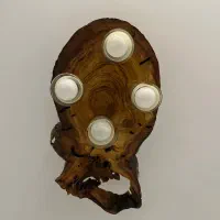 کارگاه چوب آبنوس|لوستر و چراغ آویز|آباده, |دیوار