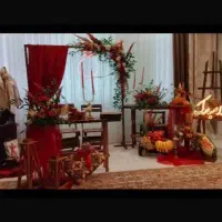 دیزاین دکور خنچه پیچی میوه گل آرایی شب چله شب یلدا