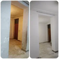 نقاشی ساختمان ،درب و پنجره