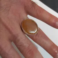 انگشتر نقره/مردانه/عقیق