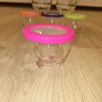 ظروف در دار  شیشه ای