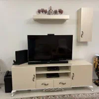 میز تلویزیون  همراه با شلف