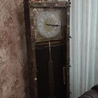 ساعت برنز و مبل تمام چرم ترکیه|مبلمان خانگی و میز عسلی|خوی, |دیوار