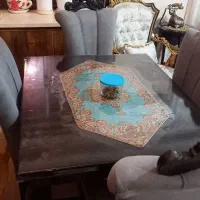 میزناهارخوری ۴نفره جنس چوبش راش