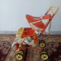 فروش کالسکه کاملا نونو  کمد دوتکه کودک و ویترین