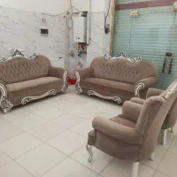 مبل تمام چوب رنگ سفید|مبلمان خانگی و میز عسلی|ارومیه, |دیوار