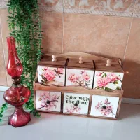 فروش جا ادویه چوبی سایز بزرگ