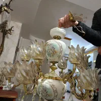 لوستر برنز 6شاخه 12عدد