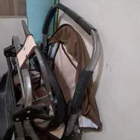 کالسکه کرم قهوه ای