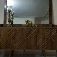 اینه وکنسول چوبی