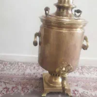 سماور نقره نیکانای روسی عتیقه 160 ساله