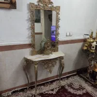 آینه و کنسول آلیاژی آلومینیم قدیمی