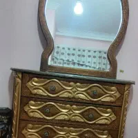 کنسول جای لباس با آینه