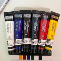 رنگ اکرولیک وستا بسته۶عددی