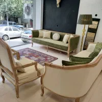 یک دست مبل فرانسوی ۸ نفره زیر قیمت به علت داشتن چک