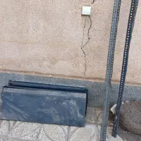 قفسه فلزی برا مغازه و انباری ب همراه پایه ها