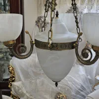 لوستر برنز۳شاخه ۴ لامپه