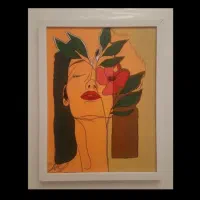 نقاشی اکریلیک روی بوم