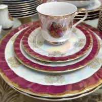 سرویس چینی دنسی کلکسیونی غذاخوری آنتیک جهیزیه قسطی|ظروف سرو و پذیرایی|تهران, امیرآباد|دیوار