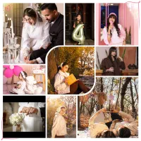 عکاسی  پاییزی محضر تولد پرتره  فضای بازبارداری