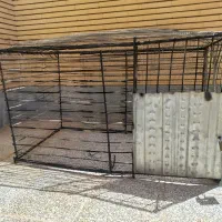 قفس بزرگ  با توری محکم کچ با رنگ به همراه قفل