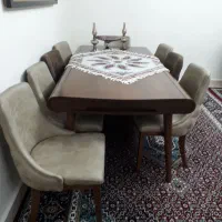 میز ناهار خوری ۸ نفره سالم|میز و صندلی غذاخوری|تهران, ابوذر|دیوار