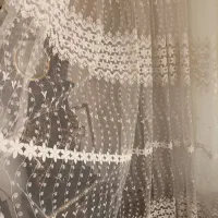 پرده حریر تور نو