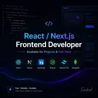 طراحی سایت و اپ - برنامه نویس فرانت اند React Next