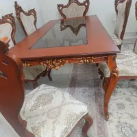 میز نهار خوری ۶نفره سلطنتی|میز و صندلی غذاخوری|بیرجند, |دیوار