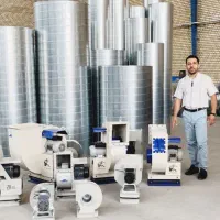 ۲۴۰۰ دورهواکش فن سانتریفیوژ رستوران فست کانال ساز