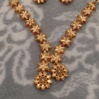 ست گردنبند و گوشواره طلاروس|بدلیجات|نیشابور, چاه بلند|دیوار