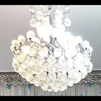 لوستر آویز کریستالی ۸ شاخه