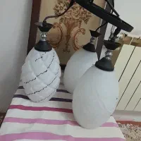 لوستر کریستالی ۳ شاخه|لوستر و چراغ آویز|کرج, گوهردشت|دیوار