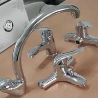 سری کامل شیرآلات اهرمی مدل قاصدک|مصالح و تجهیزات ساختمان|ورامین, |دیوار