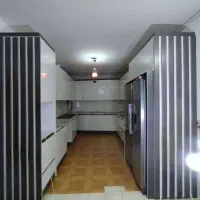 White and black /کابینت آماده هایگلاس/شیک و مدرن