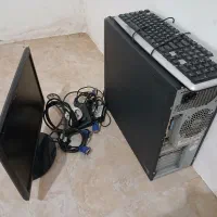 کیس و مانیتور و کیبورد