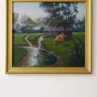 تابلو نقاشی طبیعت|تابلو، نقاشی، عکس|لنگرود, |دیوار