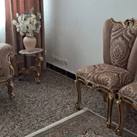 مبل سلطنتی تمیز نه نفره همراه عسلی|مبلمان خانگی و میز عسلی|مریوان, |دیوار