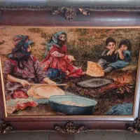 دوعدد تابلو فرش دستبافت