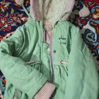 کاپشن دخترانه تا۳سال اینااندازه س