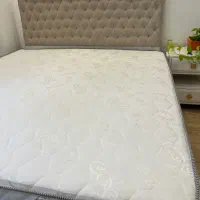 تختخواب دونفره با پایه فلزی، همراه تشک Royal|تخت و سرویس خواب|سلمانشهر, |دیوار