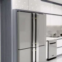کابینت هایگلاس سفیدطوسی/دست دوم  استفاده نشده