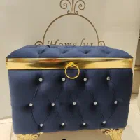 صندوقچه تک لمسه نگینی پفکی|صنایع دستی و سایر لوازم تزئینی|مشهد, عیدگاه|دیوار